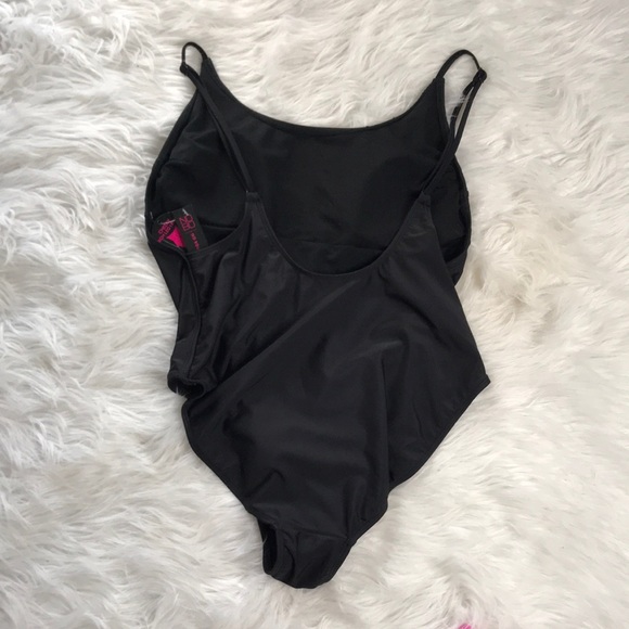 $10 flash sale (24 hr) XL black gold Squad one piece bathing suit Cheeky - Picture 3 of 3